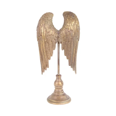 Vleugels op voet - goud - 51 cm - kunsthars