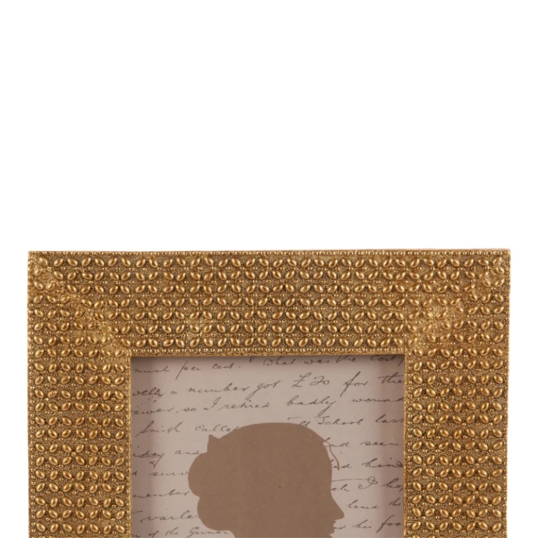 Fotorahmen 13x18 cm – Gold – Kunstharz – Rechteckig – Stehend/Liegend