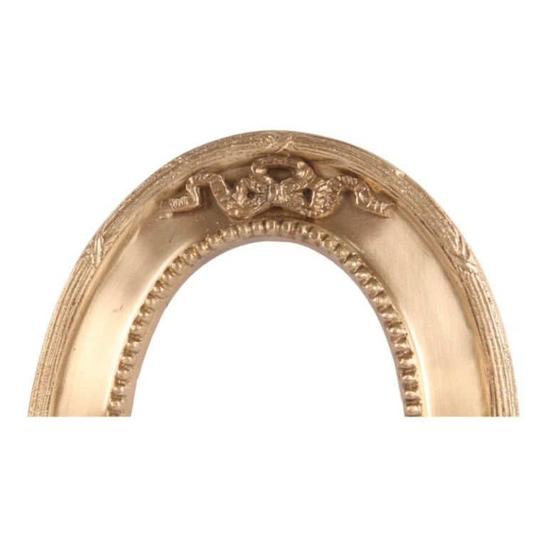 Fotorahmen 9x13 cm – Gold – Messing – Oval – Stehend