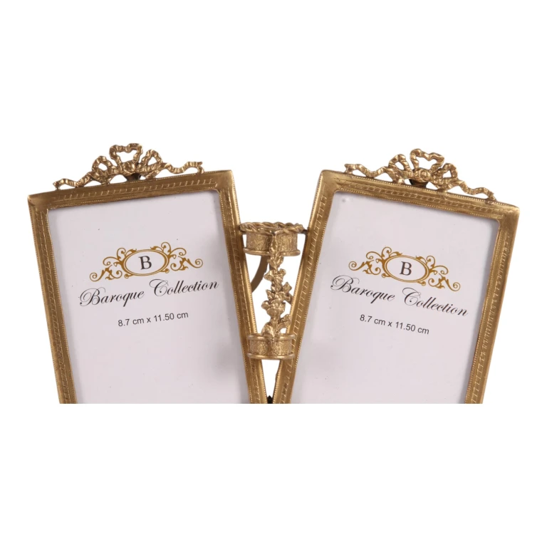Fotorahmen Collage – 21 cm – Gold – Messing – Stehend