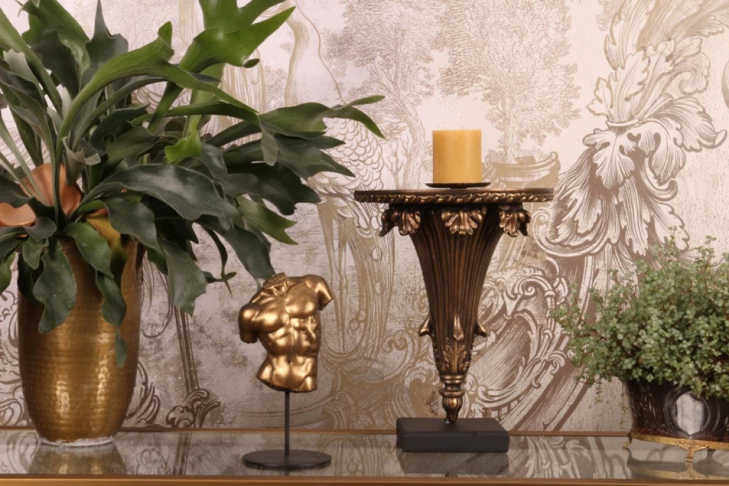 Büste Mann – Gold – 26 cm