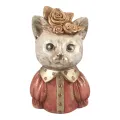 Katzenbuste – gemischt – 17 cm