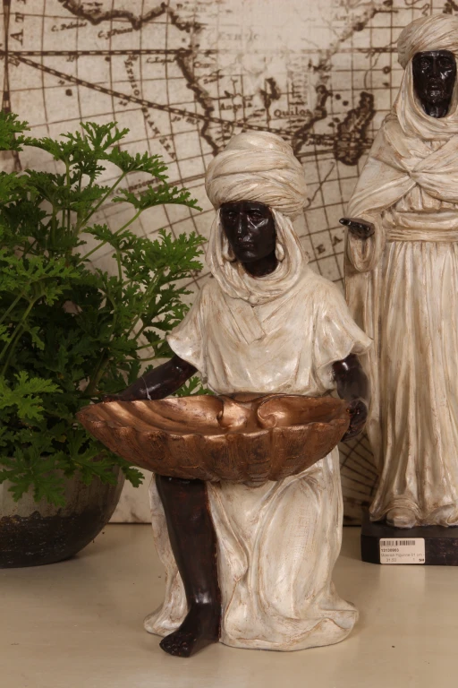 Moorische Figur – Elfenbein – 36,5 cm – Kunstharz