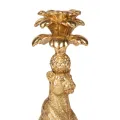 Kandelaar Luipaard - 23,5 cm - goud - kunsthars