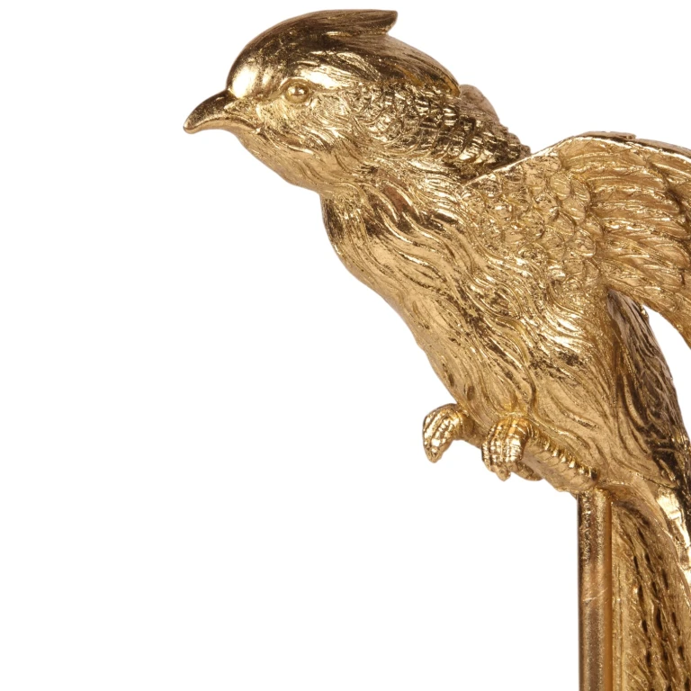 Vogelbild auf Ständer – Gold – 49,5 cm – 1 Stück