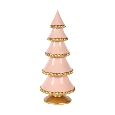 Miniatuurkerstboom - roze - 32 cm - kunsthars