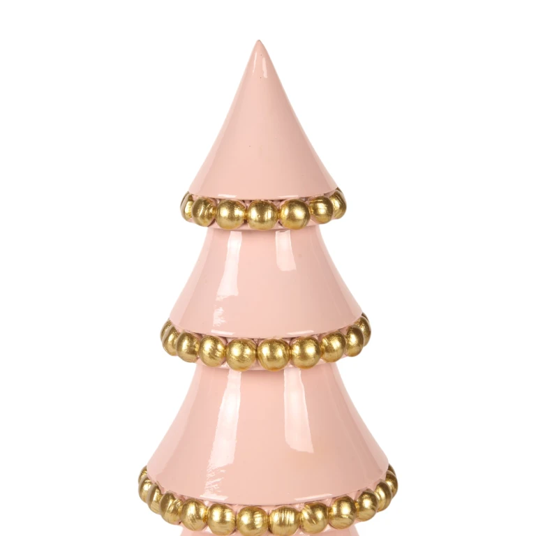 Miniatur-Weihnachtsbaum – rosa – 32 cm – Kunstharz