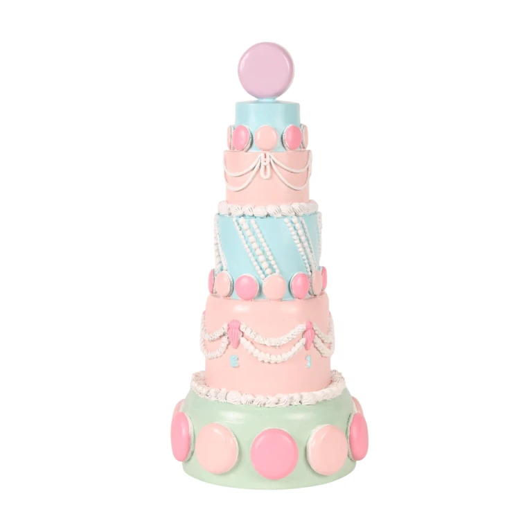 Dekoratortorte - rosa - 33,5 cm - Kunstharz - 1 Stück