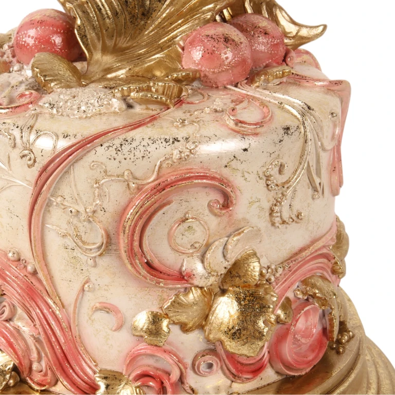 Dekorationskuchen – rosa – 31 cm – Kunstharz