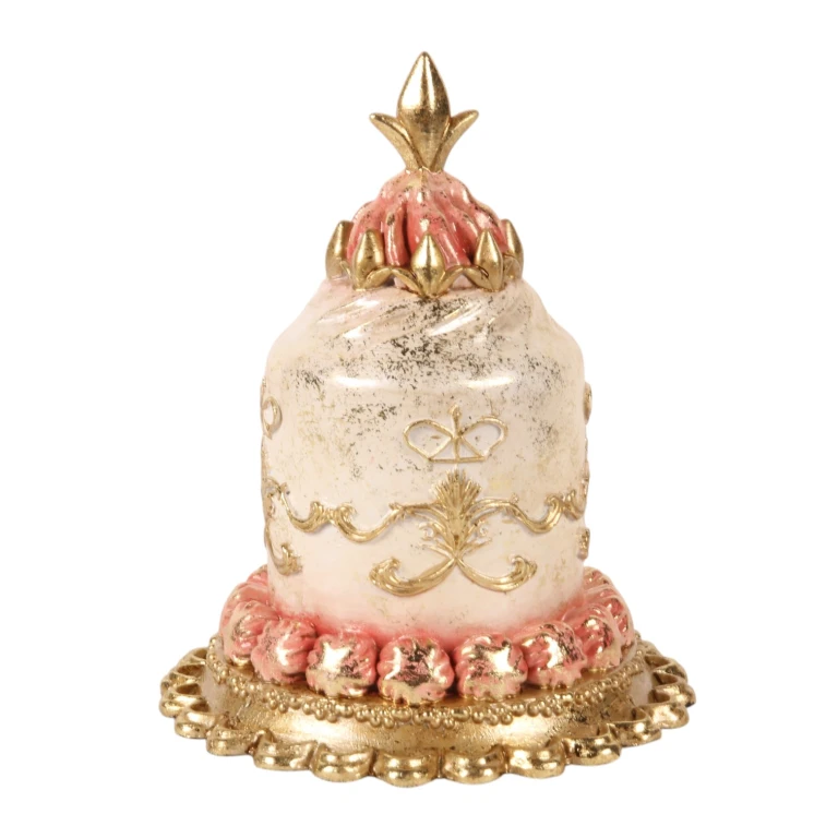 Dekoratortorte - rosa - 18,5 cm - Kunstharz