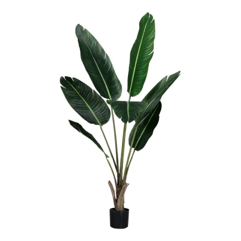 Kunstplant Strelitzia - groen - 135 cm - 1 stuk