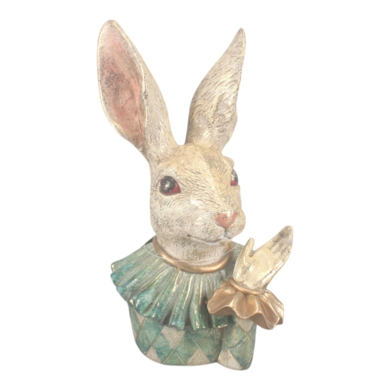 Hasenbüste – gemischte Farben – 24 cm