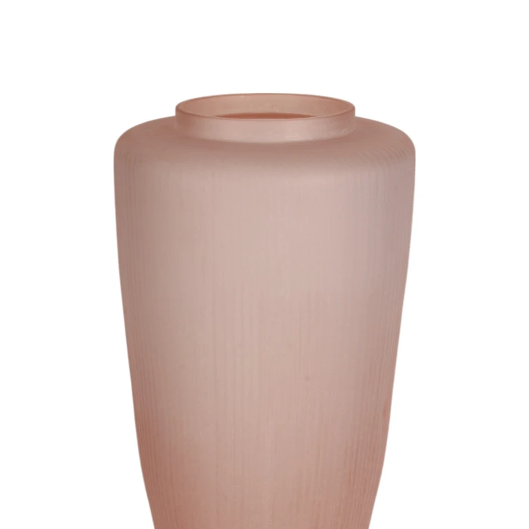 Vaas Clay - 72 cm - rosa - Glas