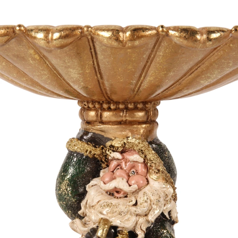 Weihnachtsmann Dekoschale - rot - 24 cm - 1 Stück