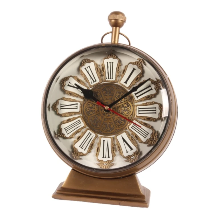 Tischuhr Alain - Messing - Gold - 27 cm