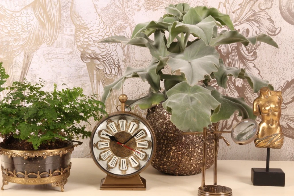 Tischuhr Alain - Messing - Gold - 27 cm