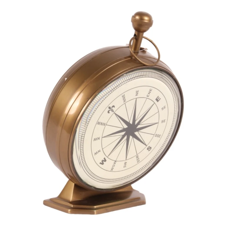 Tischuhr Alain - Messing - Gold - 27 cm