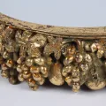 Dienblad kunsthars goud - 30 cm