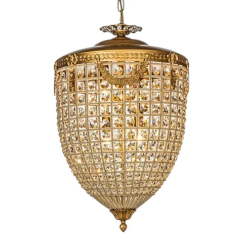 Dutch Style Kroonluchter Empire 65 cm - Goud - IJzer & Glas