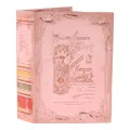 Boekendoos Hudson - 23 cm - roze - kunstleer