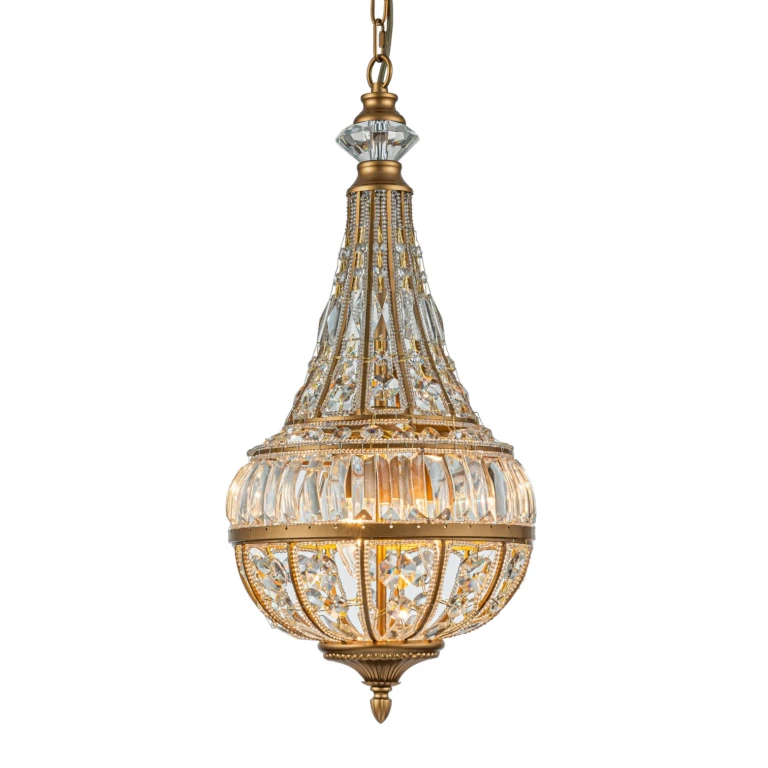 Dutch Style Kronleuchter Colosseo - 80 cm - Gold - Eisen und Glas