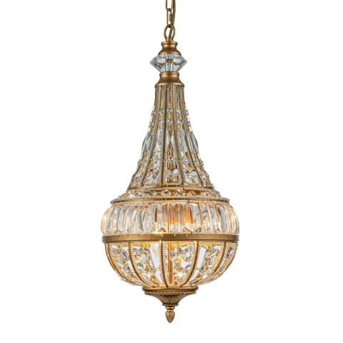 Kroonluchter Colosseo - goud - glas - 80 cm