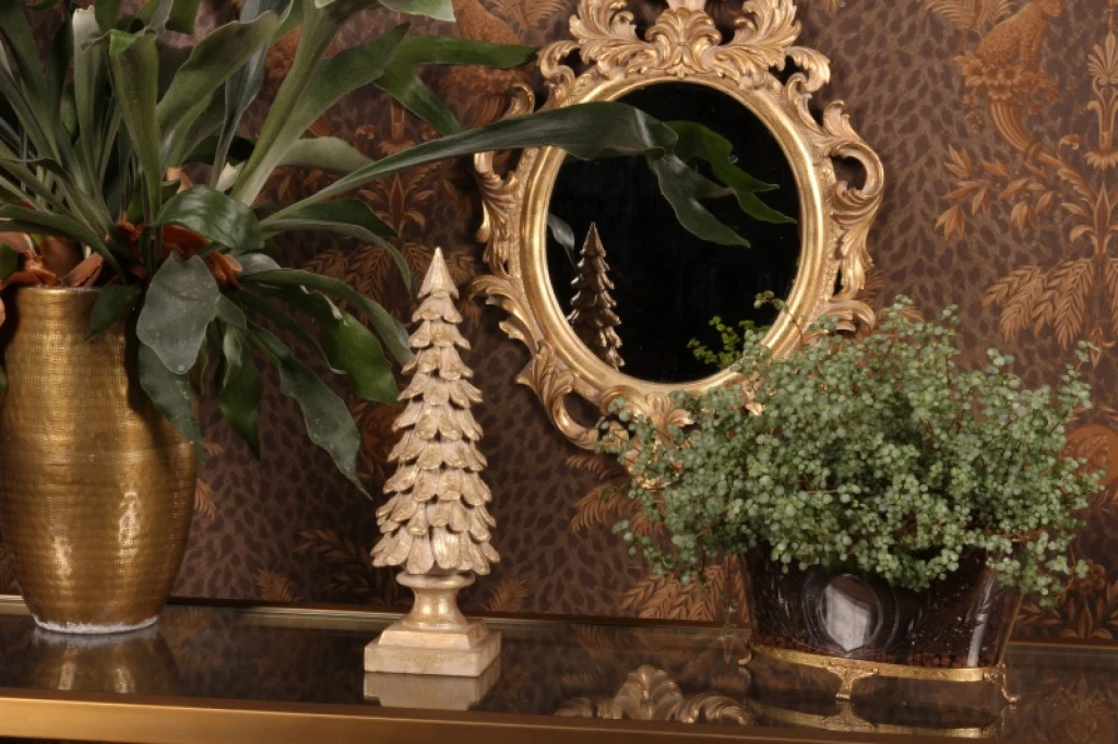 Wandspiegel - Gold - Kunstharz - 56 cm - 1 Stück