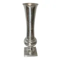 Vase - 123 cm - Silber - Aluminium