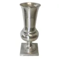 Vase - 86 cm - Silber - Aluminium