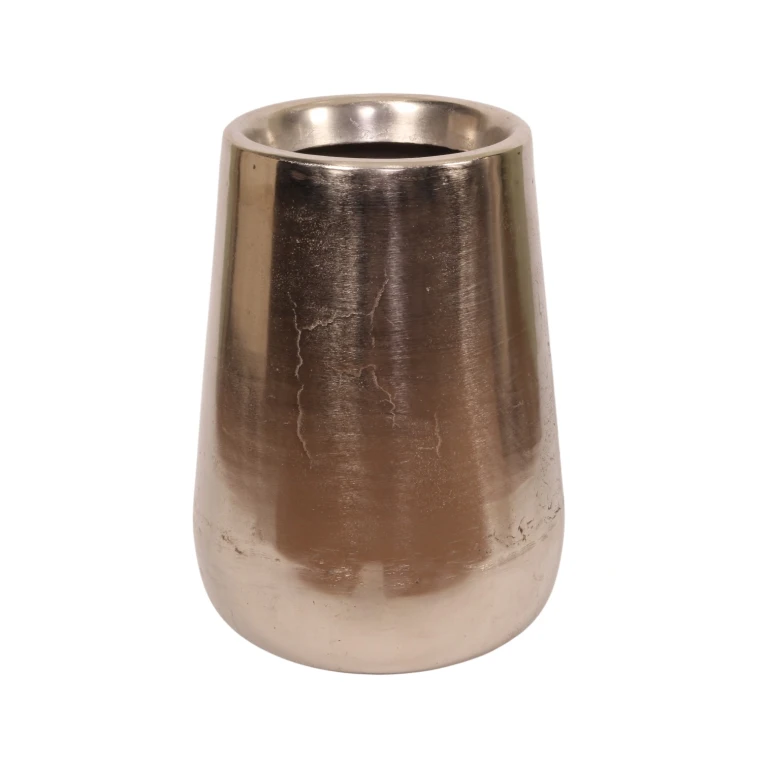 Dutch Style Flower Pot 45 cm - Silver - Aluminium