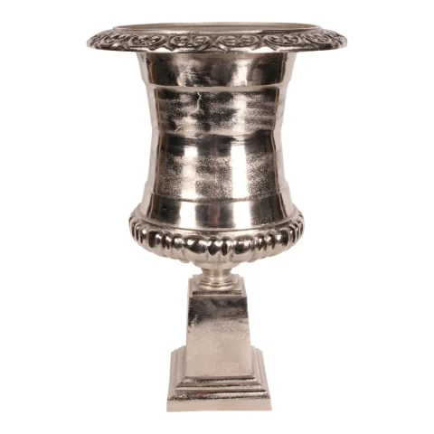 Dutch Style Bloempot Urn - 48 cm - Zilver - Aluminium