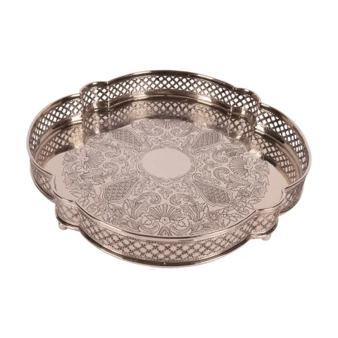 Dienblad - zilver - 39 cm