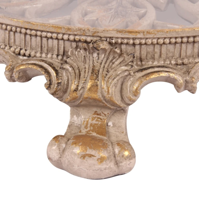 Taartplateau 35 cm braun Kunstharz - 1 Stück