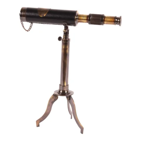 Maritieme telescoop - koper en hout - 35 cm