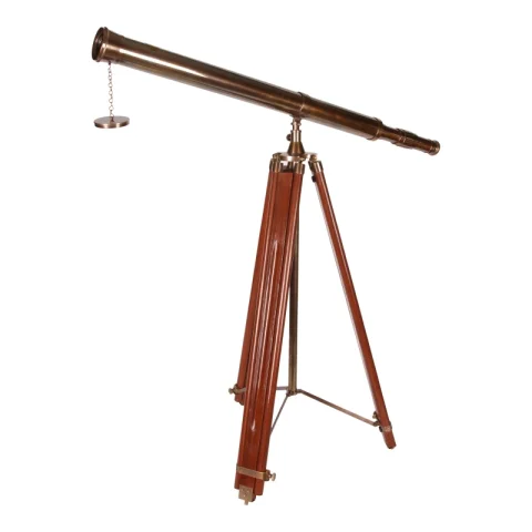 Maritieme telescoop - koperkleurig - 150 cm