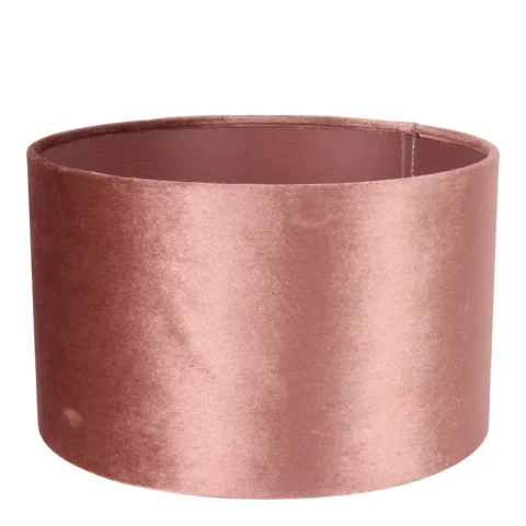 Lampenkap Cilinder - 25 cm - Roze - Stof