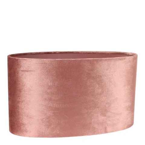 Lampenkap Ovaal - 35 cm - Roze - Stof