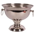 Wijnkoeler - zilver - messing - 28 cm - 1 stuk