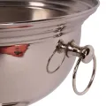 Wijnkoeler - zilver - messing - 28 cm - 1 stuk
