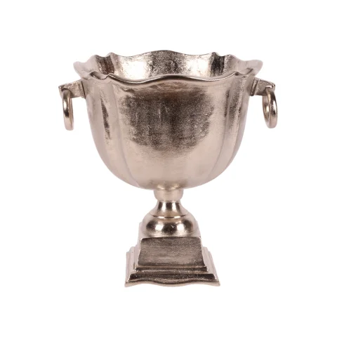 Wijnkoeler - zilver - aluminium - 35 cm